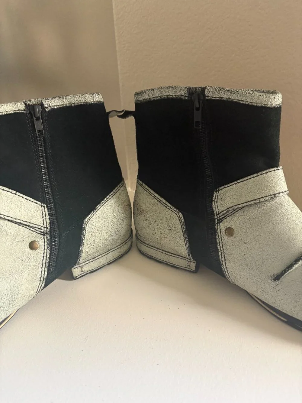 Osstone Otto Zone Moto Boots - Mens Size - 11.5 - PRELOVED